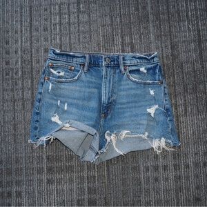 Abercrombie & Fitch Jean shorts, high waisted mom short